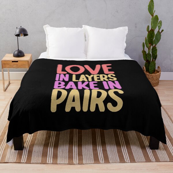 Item preview, Love in Layers, Bake in Pairs Baking Wife designed and sold by DomTeesHaven.