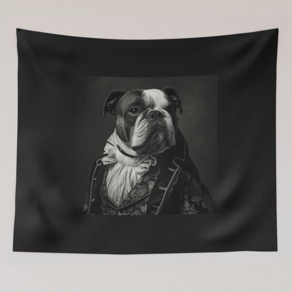 Item preview, Bulldog in Victorian Era Gentleman Suit Vintage Art designed and sold by redstar19.