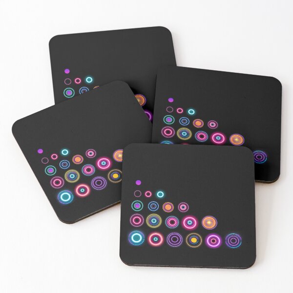 Item preview, Fluorescent Retro Circles  designed and sold by MarieSusan.