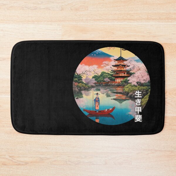 Item preview, Ikigai - Japanese Painting background print designed and sold by Magical-bear.