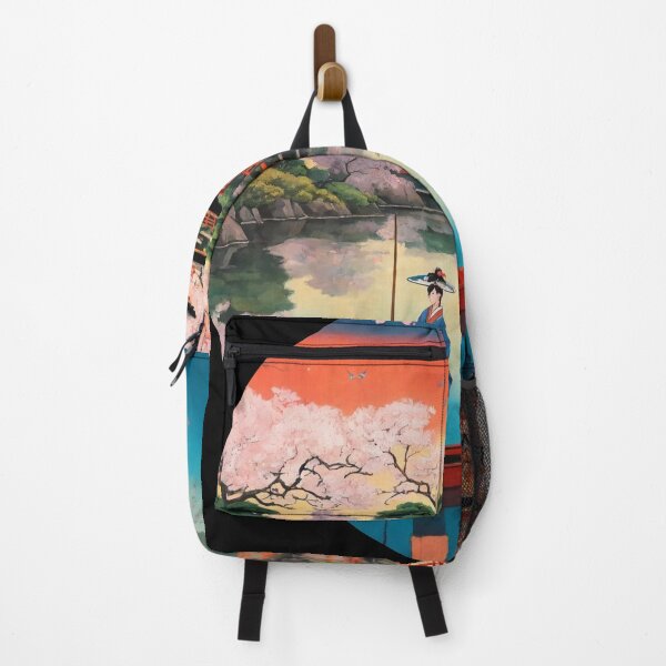 Item preview, Ikigai - Japanese Painting background print designed and sold by Magical-bear.