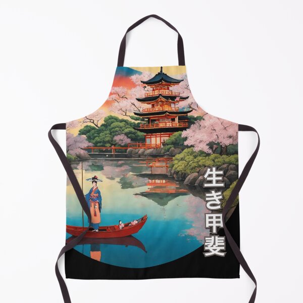Item preview, Ikigai - Japanese Painting background print designed and sold by Magical-bear.