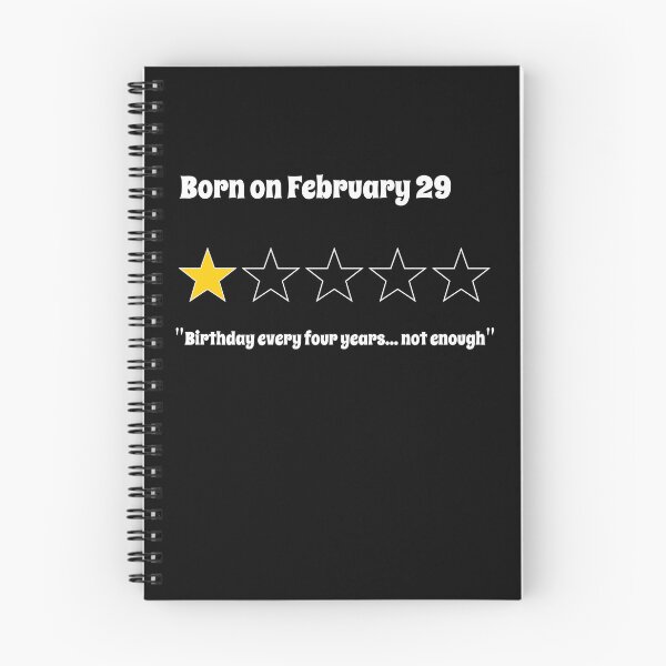 Item preview, Born on February 29 – 1 star review – not enough designed and sold by FABulousStudio.