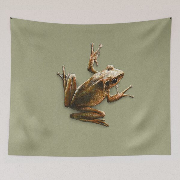 Item preview, Yellow little frog illustration designed and sold by Adam Wróbel.
