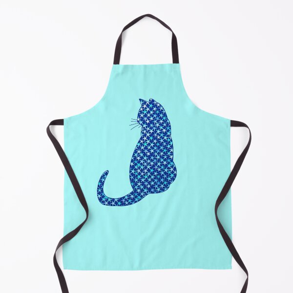Item preview, Cat in a Pattern of Stars on Deep Blue designed and sold by Marymarice.