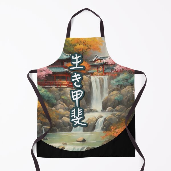 Item preview, Ikigai - Japanese Painting background print, finding happiness and happiness in life designed and sold by Magical-bear.
