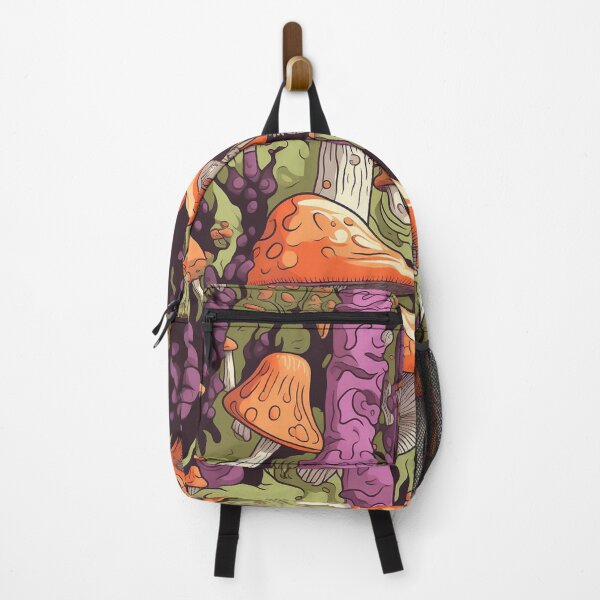 Item preview, Mushroom mayhem, seamless pattern digital arts designed and sold by Panom Suavichien.