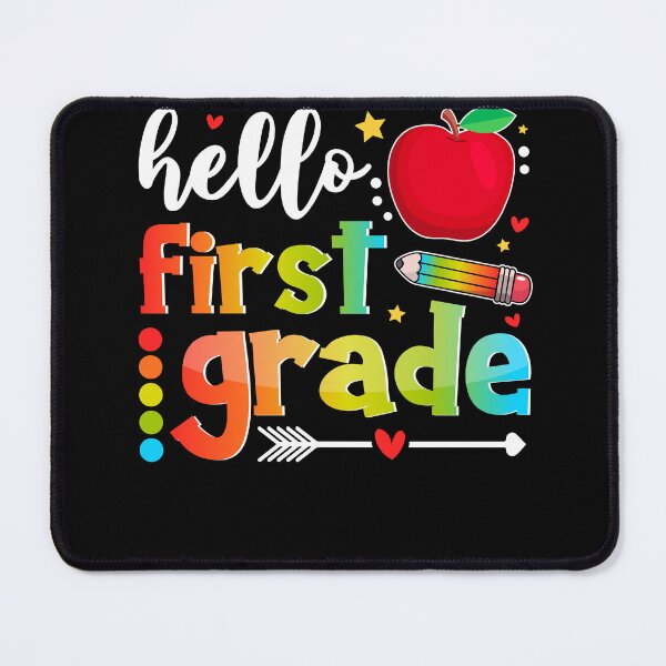 Item preview, Hello First Grade Squad Back To School 1st Graders Teachers designed and sold by MobyStickers.