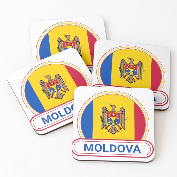 Item preview, Moldova Country Badge - Moldova Flag designed and sold by chrisrivait.