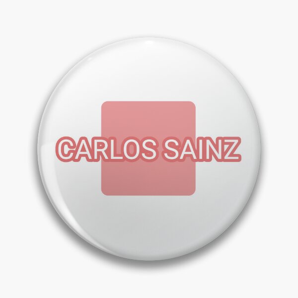Item preview, Carlos Sainz red square designed and sold by TheGrandShopp.