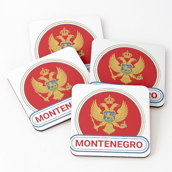 Item preview, Montenegro Country Badge - Montenegro Flag designed and sold by chrisrivait.