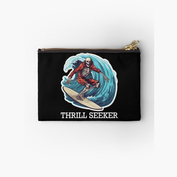 Item preview, Skeleton Surfer - Thrill Seeker (White Lettering) designed and sold by VelvetRoom.
