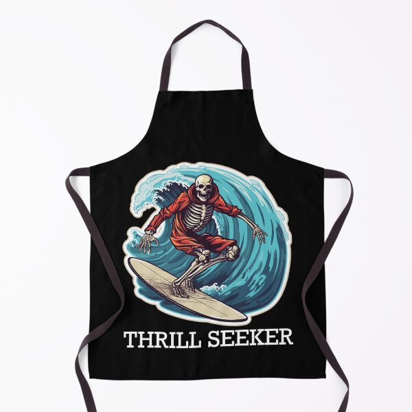 Item preview, Skeleton Surfer - Thrill Seeker (White Lettering) designed and sold by VelvetRoom.