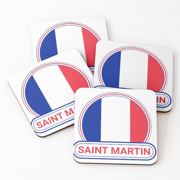 Item preview, Saint Martin Country Badge - Saint-Martinois Marigot Saint Martin Flag designed and sold by chrisrivait.
