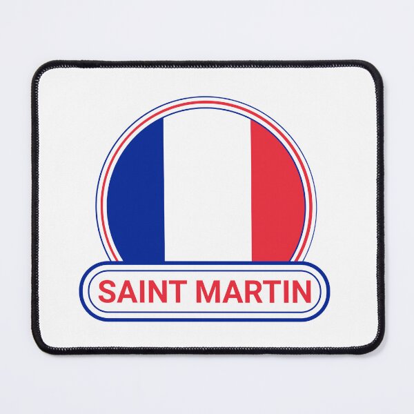 Item preview, Saint Martin Country Badge - Saint-Martinois Marigot Saint Martin Flag designed and sold by chrisrivait.