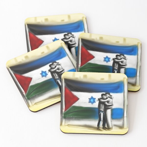 Item preview, Israel and Palestine peace art  designed and sold by parminder minhas.