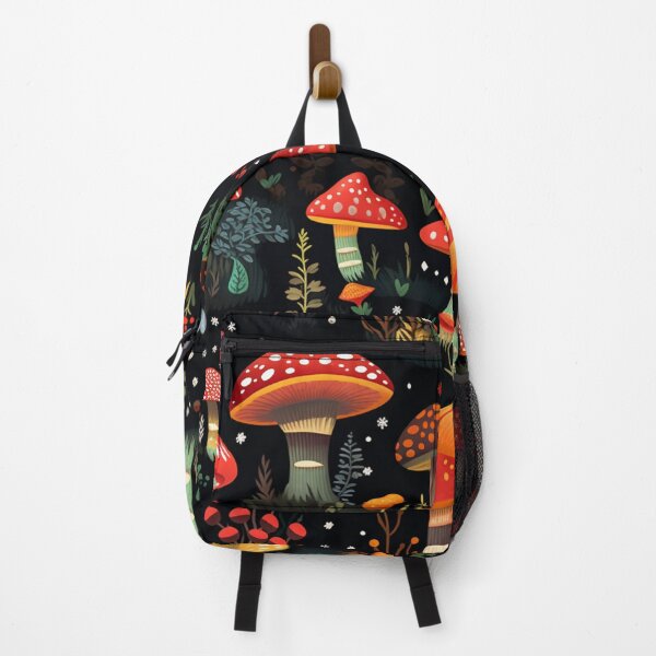 Item preview, Mushroom mayhem, seamless pattern digital arts designed and sold by Panom Suavichien.