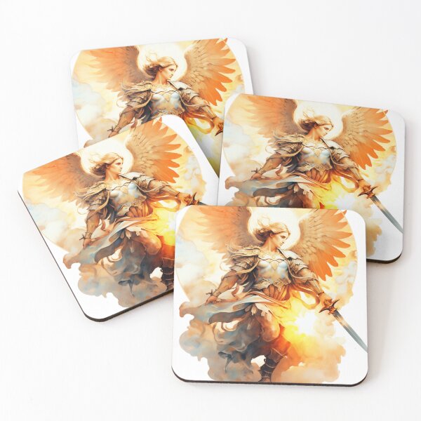 Item preview, Archangel Saint Michael Artwork designed and sold by AdamesArtStudio.