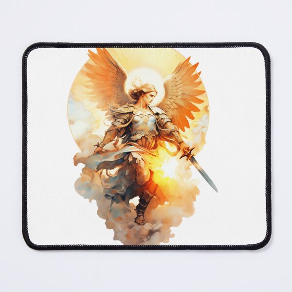 Item preview, Archangel Saint Michael Artwork designed and sold by AdamesArtStudio.