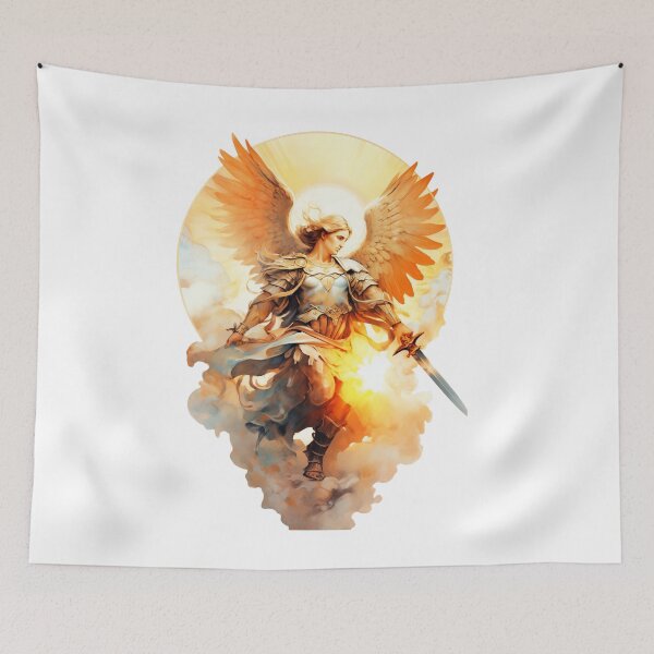 Item preview, Archangel Saint Michael Artwork designed and sold by AdamesArtStudio.