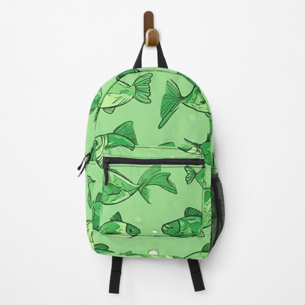 Item preview, funny green fish designed and sold by Vilemo.