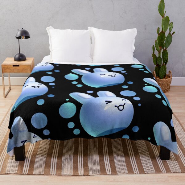 Item preview, Big Kawaii Blue Bunny Head and Balls designed and sold by Shel-Art.