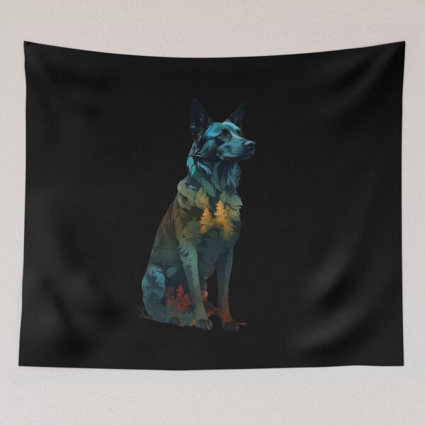 Item preview, Spirit of the Wild: German Shepherd Double Exposure designed and sold by ZipperDragon88.