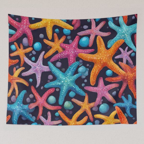 Item preview, coloured starfish designed and sold by Vilemo.
