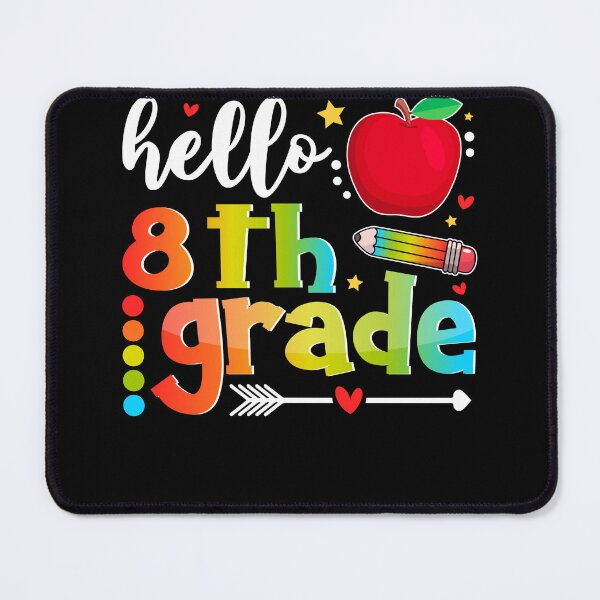 Item preview, Hello Eighth Grade Squad Back To School 8th Graders Teacher designed and sold by MobyStickers.