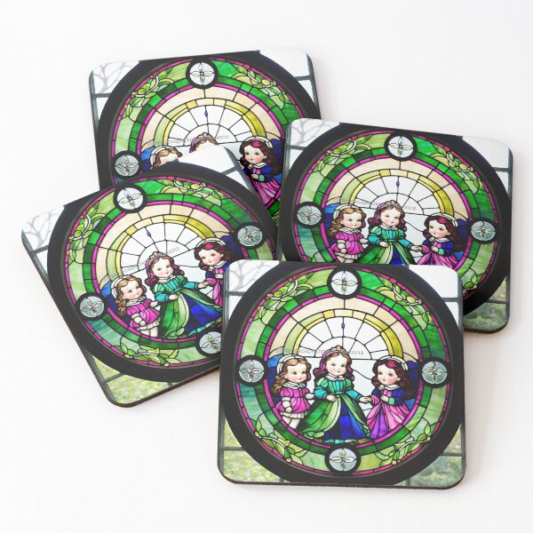 Item preview, Stained Glass Window With Children designed and sold by NerdscapeDC.