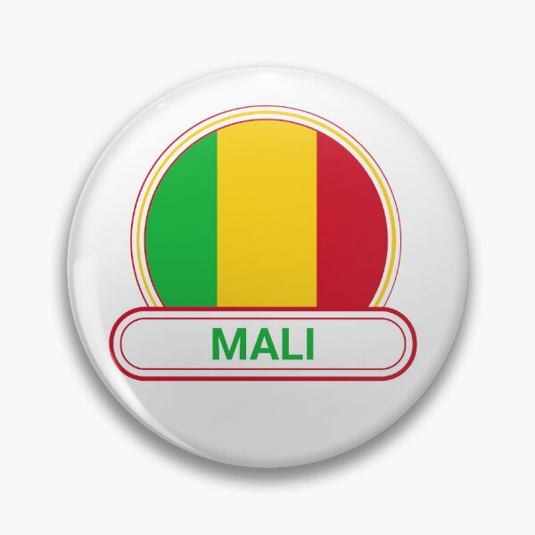 Item preview, Mali Country Badge - Mali Flag designed and sold by chrisrivait.