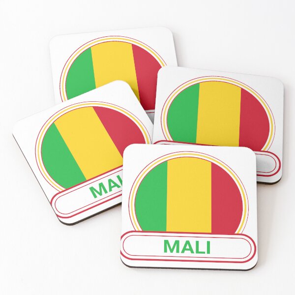 Item preview, Mali Country Badge - Mali Flag designed and sold by chrisrivait.