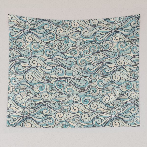 Item preview, Nostalgic Sea Waves designed and sold by alivehumansoul.