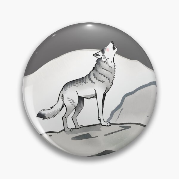 Item preview, Howling alpha wolf designed and sold by MollyPetDesigns.