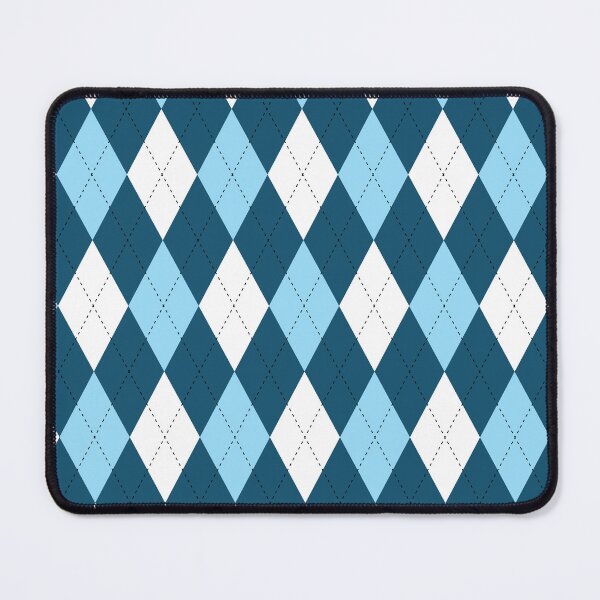 Item preview, Blue & White Argyle Plaid designed and sold by newburyboutique.
