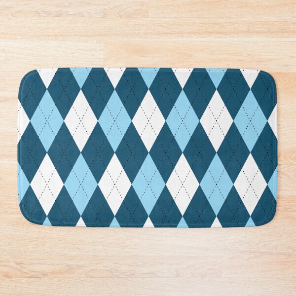 Item preview, Blue & White Argyle Plaid designed and sold by newburyboutique.