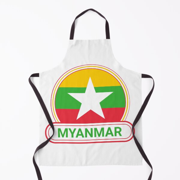 Item preview, Myanmar Country Badge - Burma - Myanmar Flag designed and sold by chrisrivait.