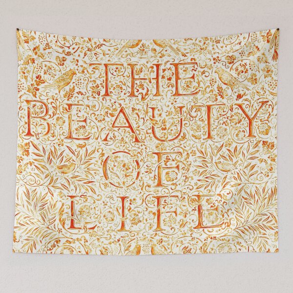 Item preview, The Beauty of Life Gold William Morris Vintage designed and sold by GuyBlank.