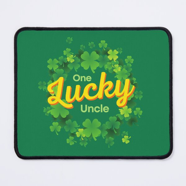 Item preview, St Patrick's Day - Luck of the Irish - Shamrocks - Clovers - One Lucky Uncle designed and sold by DesignByLeo.
