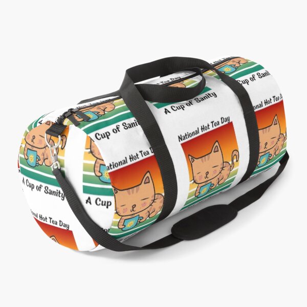 Item preview, National hot tea day a cup of sanity designed and sold by BigfeetLittlepaws.