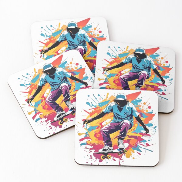 Item preview, Skateboarder in action designed and sold by Laufer15.