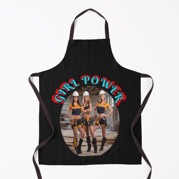 Item preview, Girl power, construction female only construction crew, grl pwr retro style designed and sold by sailorsam1805.