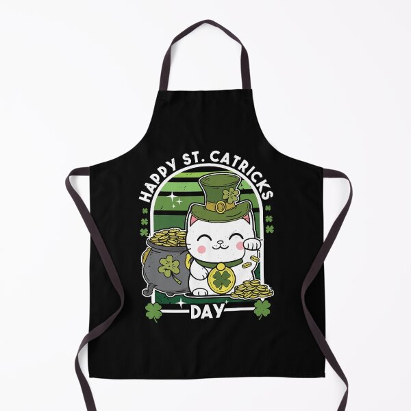Item preview, Happy St Catricks day - Shamrock Cat St. Patrick's Day Gift designed and sold by JUSTBEELEGANT.