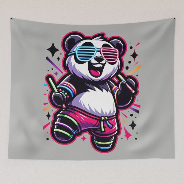 Item preview, Panda Raver Bailando designed and sold by StickaTime.