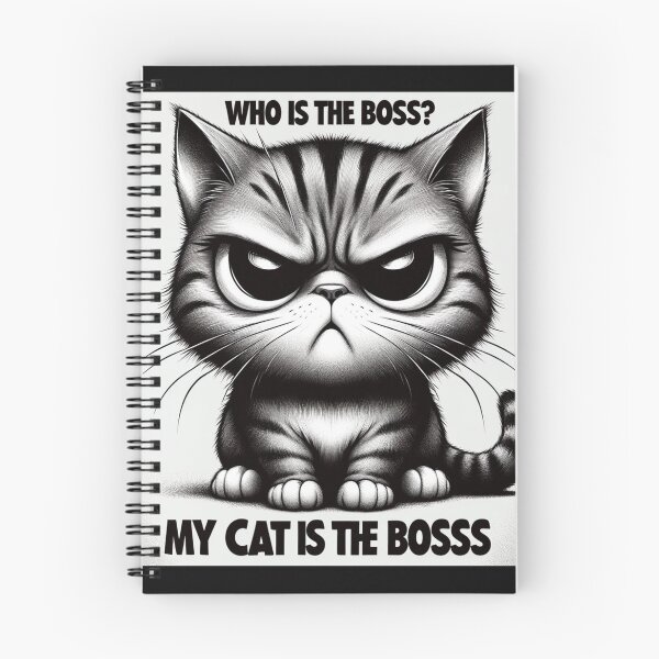 Item preview, who is the boss, cat, love cats, cat boss designed and sold by szpaku888.