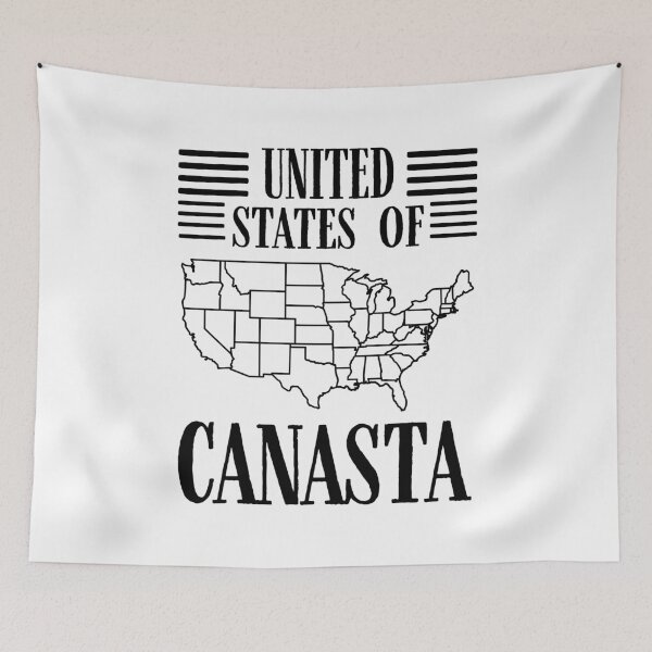 Item preview, States of canasta white designed and sold by Weknes.