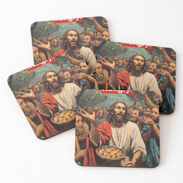Item preview, Miracle of the Loaves and Fishes - Jesus Feeding the 5000 designed and sold by christiantkd.