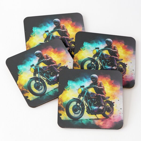 Item preview, Old Motorcycle Modern Art designed and sold by Art-Design-EM.