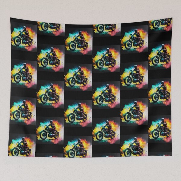 Item preview, Old Motorcycle Modern Art designed and sold by Art-Design-EM.
