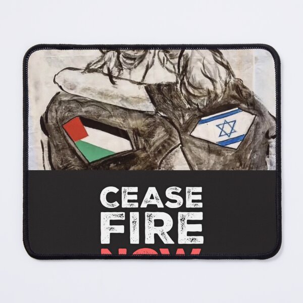 Item preview, Israel and Palestine Ceasefire Art , Art on Israela and Palestine war designed and sold by parminder minhas.